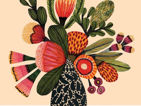 Banksia in a Vase Card Online now