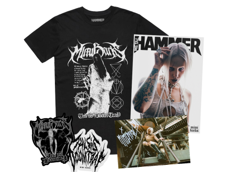 Metal Hammer Issue 391 - Mimi Barks Magazine + T-Shirt + Signed Art Card + Temporary Tattoos Bundle Online Sale