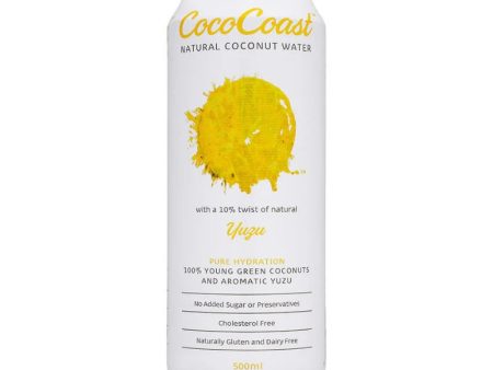 COCO COAST COCONUT WATER YUZU 500ML Online now