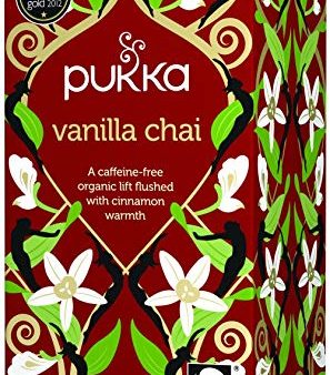 PUKKA VANILLA CHAI TEA 20 BAGS Fashion