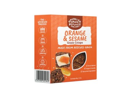 RUTHERFORD & MEYER ORANGE & SESAME CRISPS 90G For Cheap