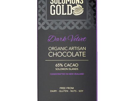 SOLOMANS GOLD DARK VELVET 65% CHOC 85G Online Hot Sale