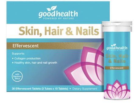 GOOD HEALTH SKIN HAIR & NAILS EFFERVESCENT TABLETS 30PK on Sale