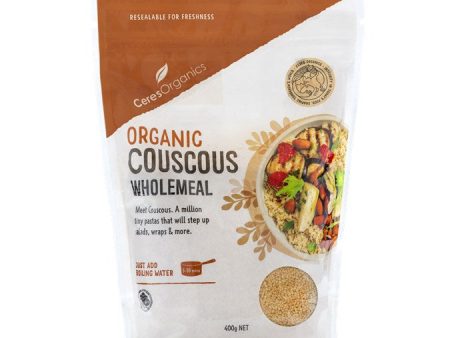 CERES ORGANIC WHOLEMEAL COUSCOUS 400G Hot on Sale