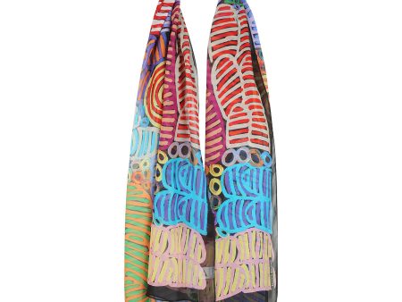 Awelye and Bush Melon Multicolour Scarf Fashion