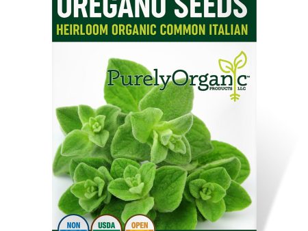 Purely Organic Common Italian Oregano Seeds For Sale