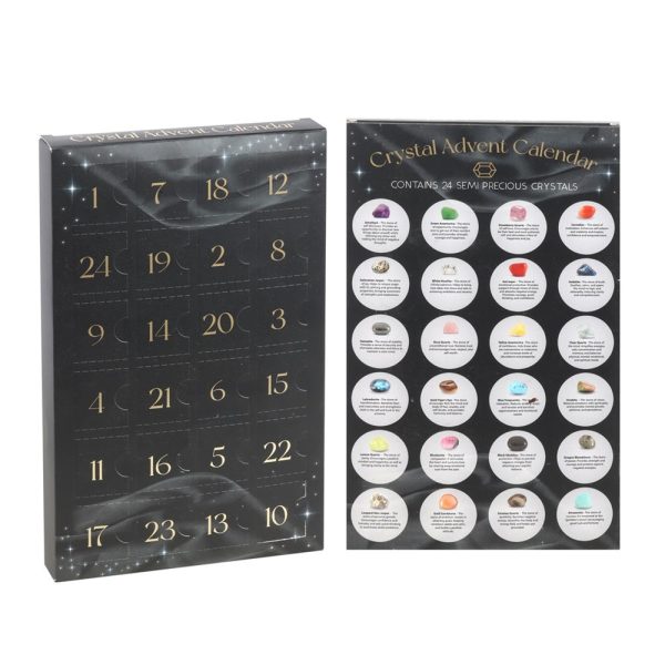 GEMSTONE ADVENT CALENDAR BLACK 24 DAY For Discount