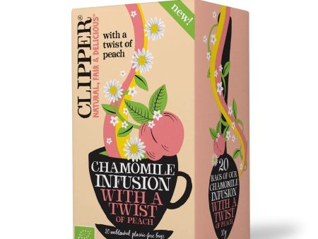 CLIPPER CHAMOMILE PEACH TEA 20 BAGS Online now