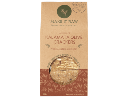 MAKE IT RAW OLIVE CRACKERS 100G Sale