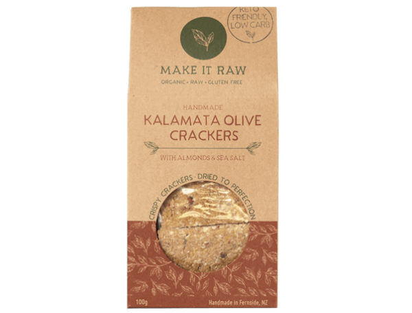 MAKE IT RAW OLIVE CRACKERS 100G Sale