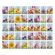 The Old Farmer s Almanac Premium Flower Seed Variety Pack (40 Open Pollinated, Non-GMO Seed Packets) on Sale