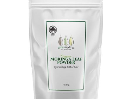 GREEN TRADING ORGANIC MORINGA LEAF POWDER 250G Fashion