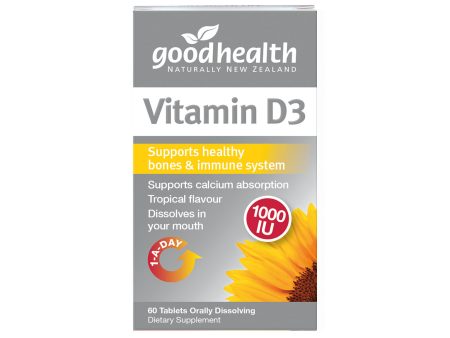 GOOD HEALTH VITAMIN D3 60 TABLETS For Cheap