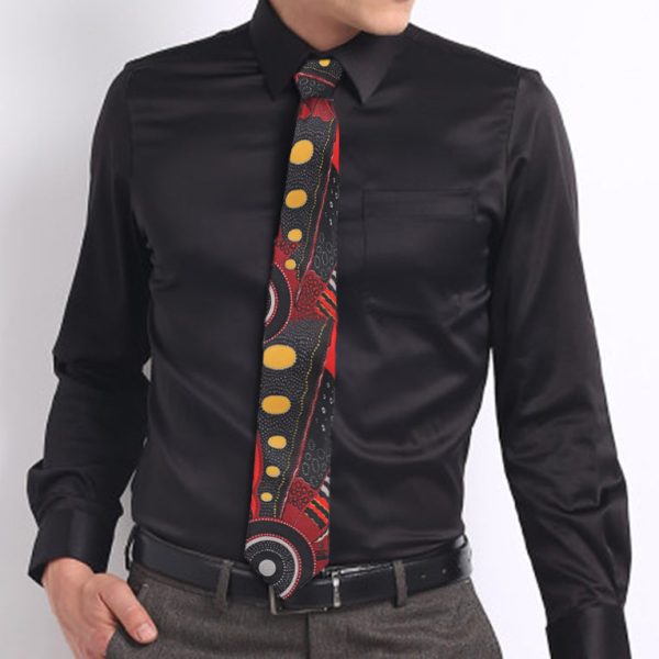 Norman Cox Red Tie Online Hot Sale