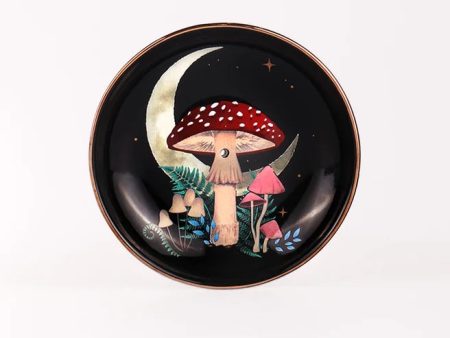 DARK FOREST CERAMIC MUSHROOM INCENSE PLATE Online Hot Sale