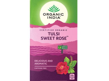 ORGANIC INDIA TULSI SWEET ROSE TEA 20 BAGS Online