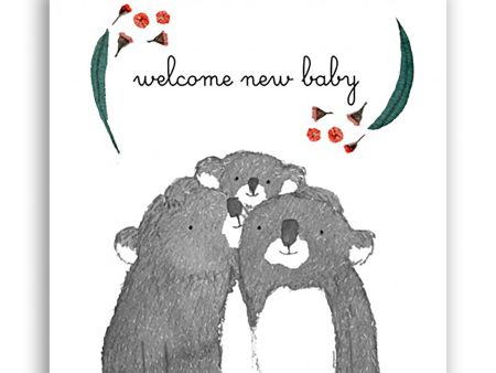 Koala Family Card on Sale