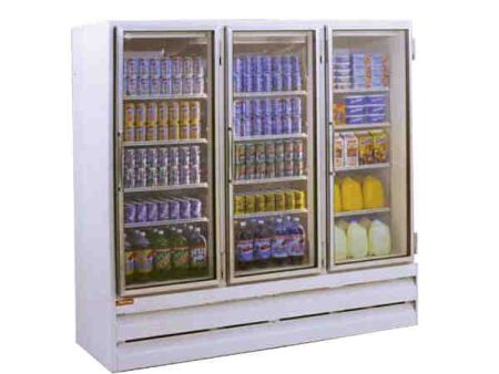 Howard McCray (GR65BM-LED) 78  Wide Commercial Merchandiser with Three Hinged Glass Doors Supply