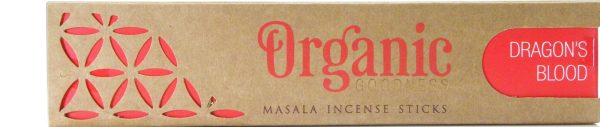 ORGANIC MASALA INCENSE STICKS  DRAGONS BLOOD 15G on Sale