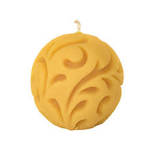 HEXTON SWIRL BALL CANDLE NATURAL Online Hot Sale