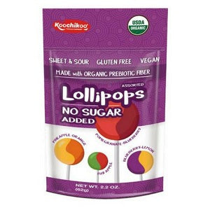 KOOCHIKOO ORGANIC LOLLIPOPS 60G BAG Hot on Sale