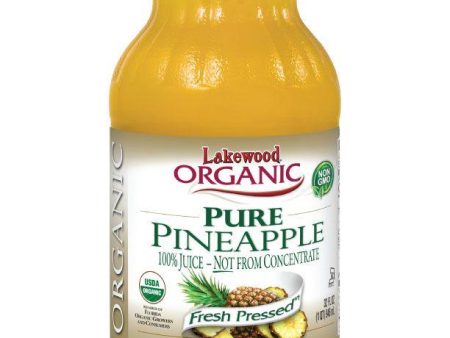 LAKEWOOD ORGANIC PURE PINEAPPLE JUICE 946ML Hot on Sale