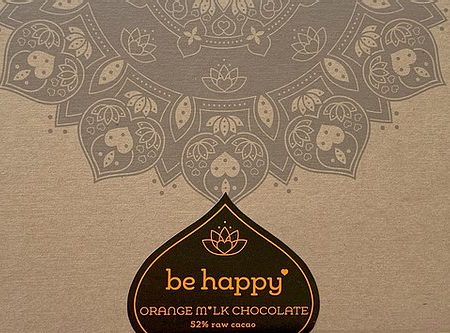 BE HAPPY ORANGE M*LK CHOCOLATE 85G For Sale