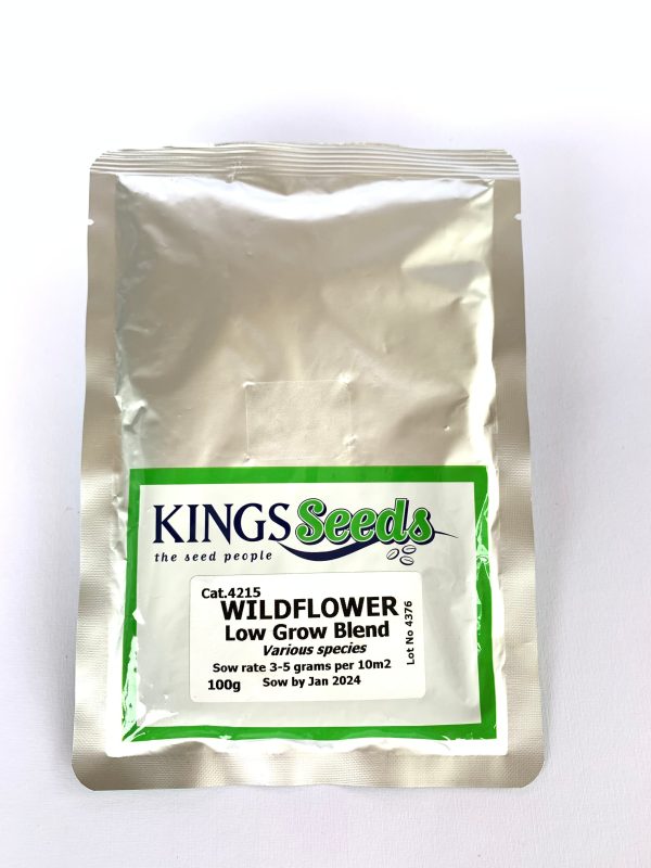 KINGS SEEDS WILDFLOWER LOW GROW BLEND 100G Online now