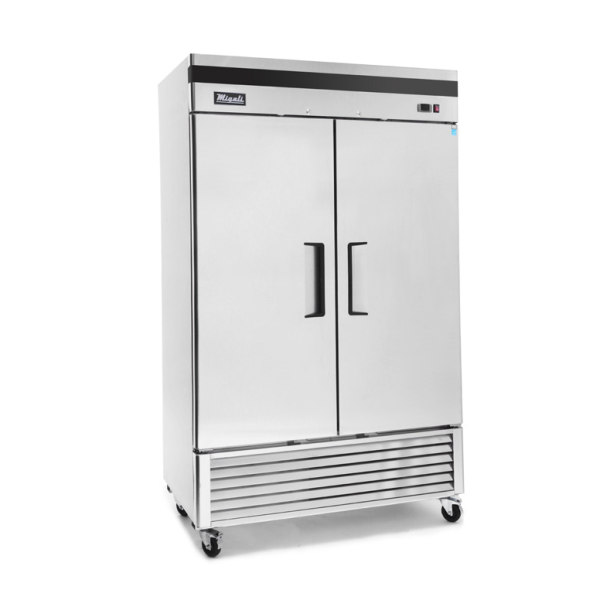 Migali (C-2FB-HC) 54.4  Wide Bottom Mount Freezer with Two Hinged Solid Doors on Sale