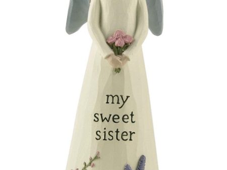 MY SWEET SISTER ANGEL FIGURINE 13CM Online now