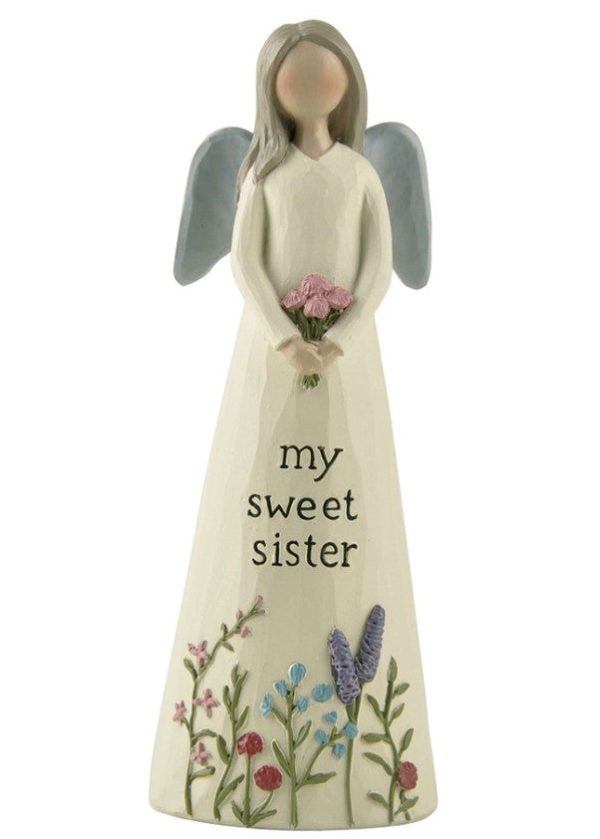 MY SWEET SISTER ANGEL FIGURINE 13CM Online now