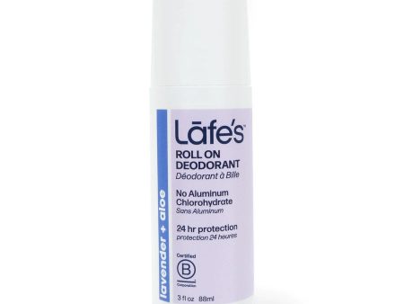 LAFES LAVENDER & ALOE ROLL ON DEODORANT 88ML For Cheap