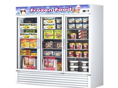 Turbo Air (TGF-72F-N) 82  Wide Reach-In Freezer featuring Three Glass Doors Online