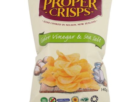 PROPER CRISPS CIDER VINEGAR & SEA SALT 140G Sale