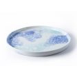 Blue and Blue Bubble Plate For Cheap