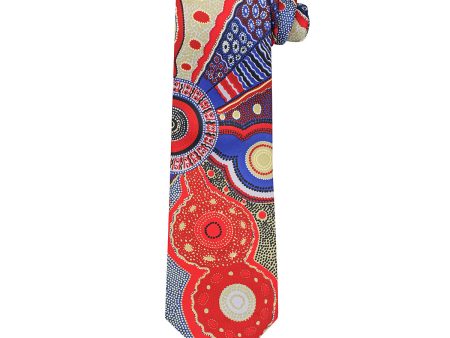 Kangaroo Story Red Blue Tie Online