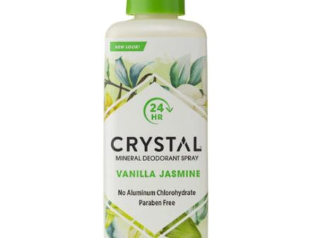 CRYSTAL ESSENCE DEODORANT SPRAY VANILLA JASMINE 118ML Online Hot Sale