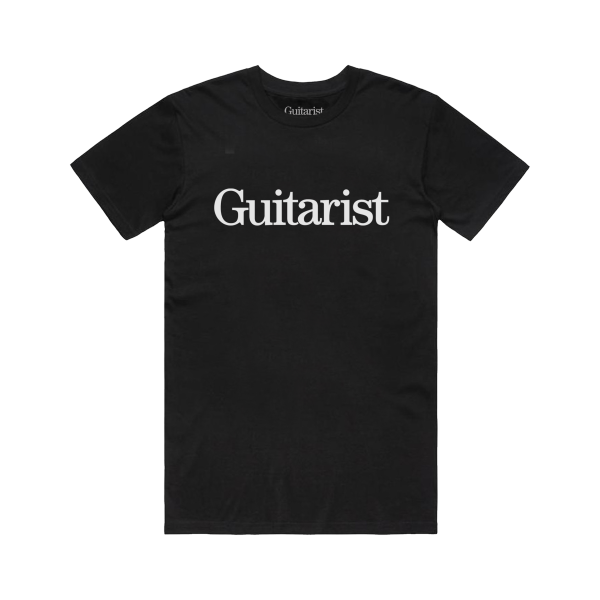 Guitarist - Classic Logo - Black For Discount