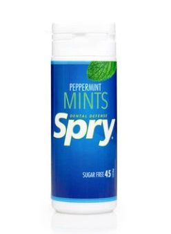 SPRY MINTS TUBE PEPPERMINT 45 PIECES For Discount