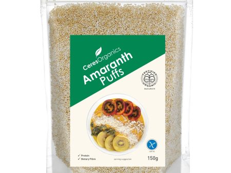 CERES ORGANIC AMARANTH PUFFS 150G Online now