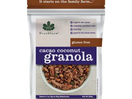 BROOK FARMS CACAO COCONUT GRANOLA 350G Cheap