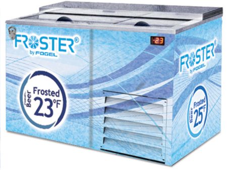 Fogel (FROSTER-B-50-US) 51  Wide Horizontal Beer Froster featuring Two Solid Doors Online Hot Sale