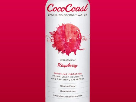 COCOCOAST COCONUT WATER RASPBERRY 500ML Cheap