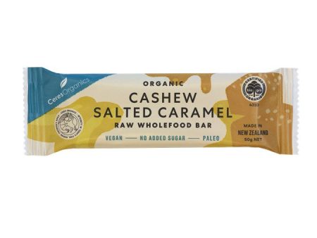 CERES ORGANIC RAW BAR SALTED CARAMEL 50G on Sale