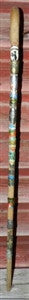 Antique Walking Stick 33 Inches Long 14 Badges For Sale