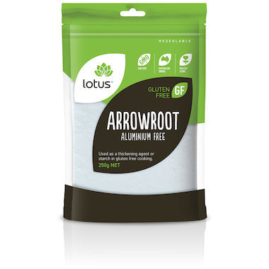 LOTUS ORGANIC ARROWROOT 250G Hot on Sale