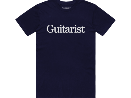 Guitarist - Classic Logo - Navy For Cheap