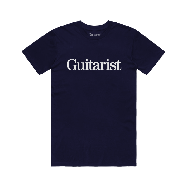 Guitarist - Classic Logo - Navy For Cheap