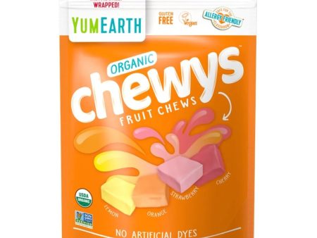 YUM EARTH ORGANIC FRUIT CHEWS 142G Hot on Sale