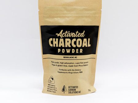 ACTIVATED CARBON NEW ZEALAND CHARCOAL POWDER 70G For Discount